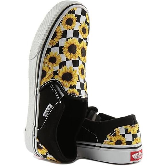 Vans Classic Slip-On – Checkerboard Sunflower – Women’s 11 / Men’s 9.5 NWOB - Picture 1 of 6